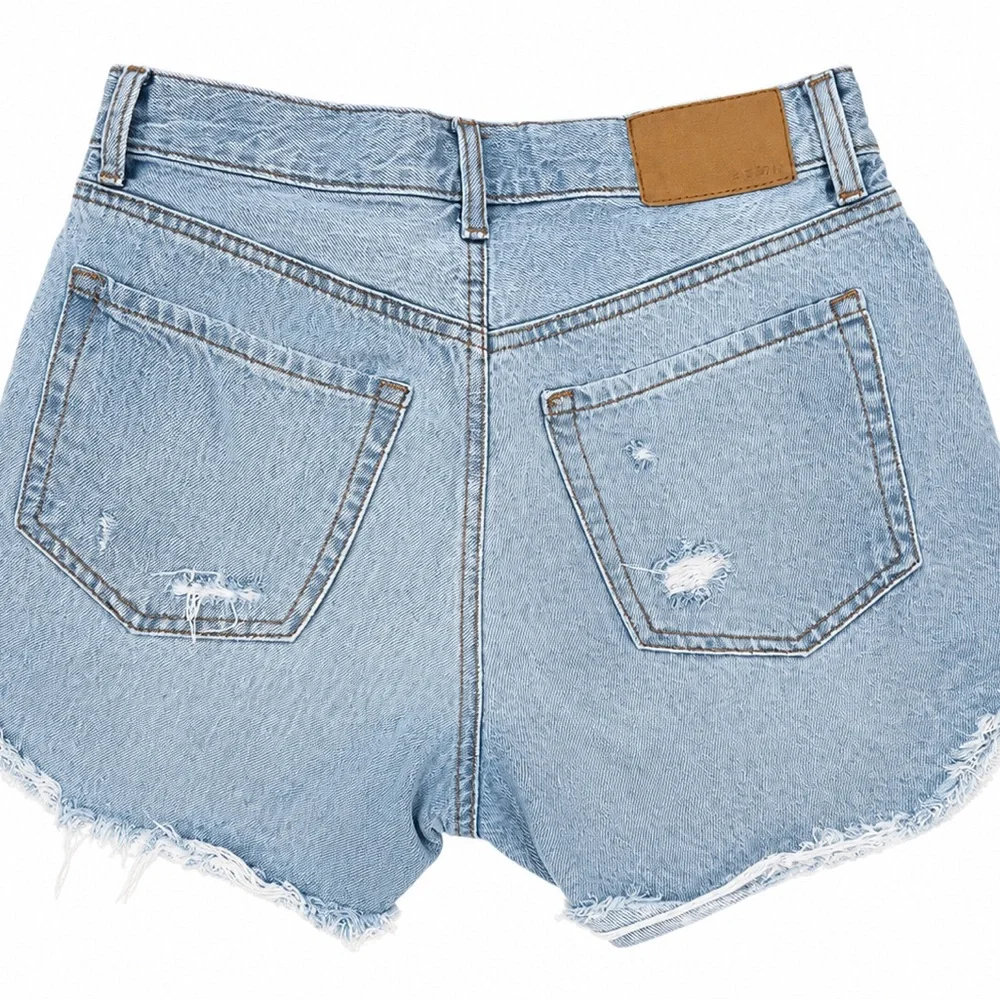 Aeropostale Light Blue Distressed Denim Shorts